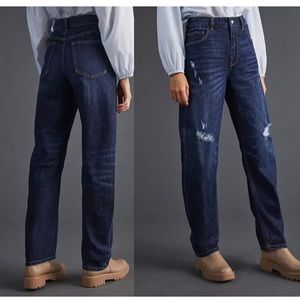 Pilcro The Bow Boyfriend Jeans new 27 denim dark
